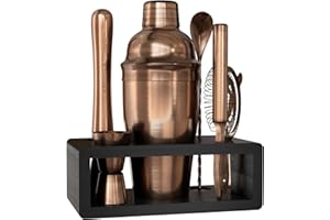 Highball & Chaser Cocktail Shaker Set: Bartender Kit for Home Bar Mixology Cocktail Bar Set Plus E-Book with 30 Recipes