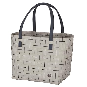Handed By - Elegance Shopper, Einkaufstasche - Pale Grey - Größe S - 27x31x24 cm