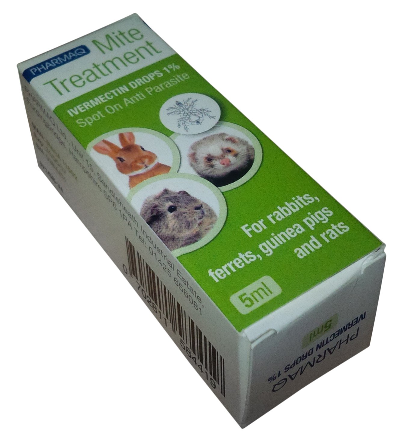 PHARMAQ Ivermectin Drops 1 5ml Mite Treatment for Small Furries Buy
