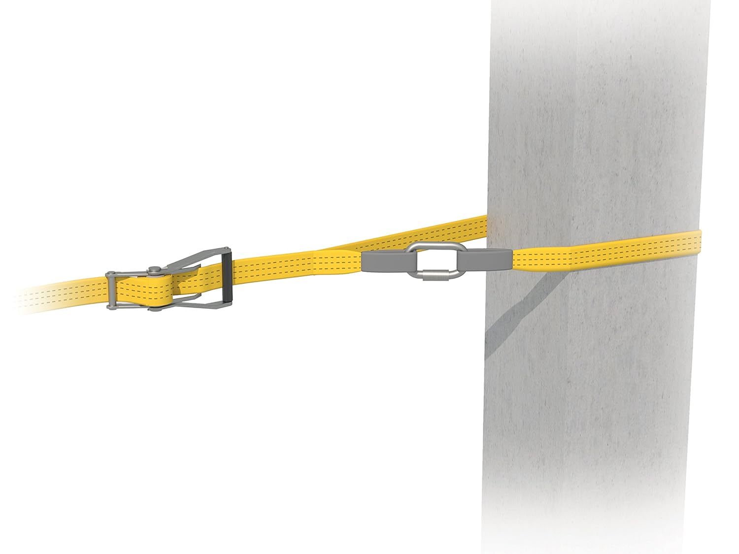 Deltaplus LV201 Horizontal Temporary Safety Rope - Max 20M - Yellow, Size 2.50 to 20m, 2, 50 bis 20 m - Image 3