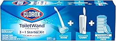 Clorox Toilet Wand Toilet Cleaning Kit, ToiletWand, Caddy and 6 Refills (Pack May Vary)