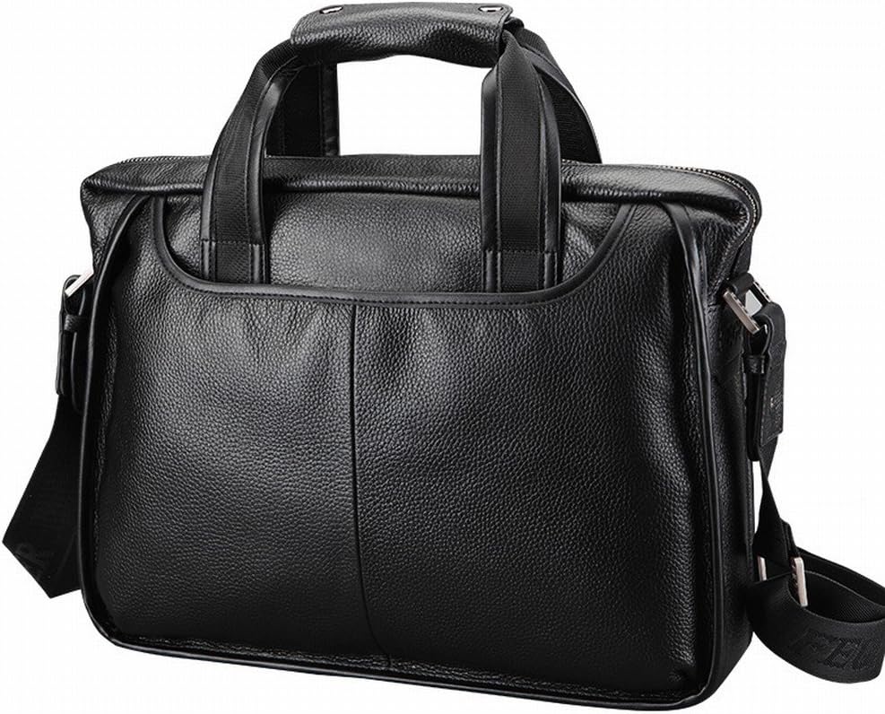Men'S Briefcase Business Card Handbag Large-Capacity Shoulder Bag Casual Oblique Male Package
