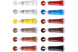 SEISSO 12 Colors Leather Repair Kit - for Furniture Car Seats Couches Sofa Shoes Boat, Leather Dye Restore Scratches Tears Holes, Purses Jacket Leather Paint, Vinyl Repair Kit Bonded Leather Genuine Italian…