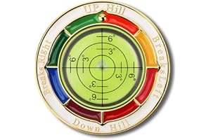 Ddaowanx Golf Green Reader, Golf Ball Marker with High Precision Horizontal Bubble, Putt Aid Golf Accessories Tool, Novelty Golf Gifts for Father's Day, Christmas and Holidays