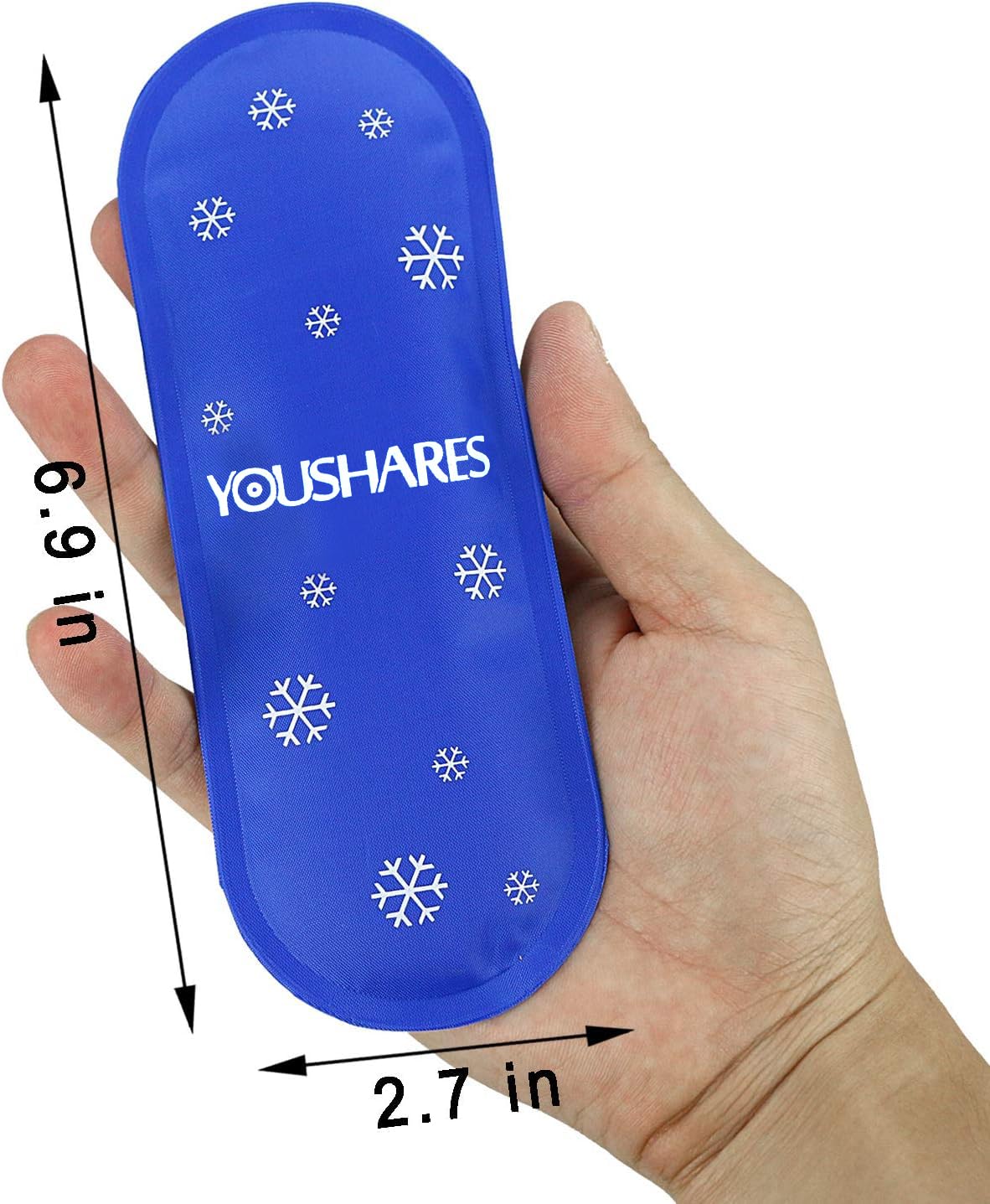 YOUSHARES Ice Packs for Insulin Travel Case - Reusable Cooler Ice Packs Suitable for Diabetic Insulin Cooler Pen Carry Case（4 Packs）