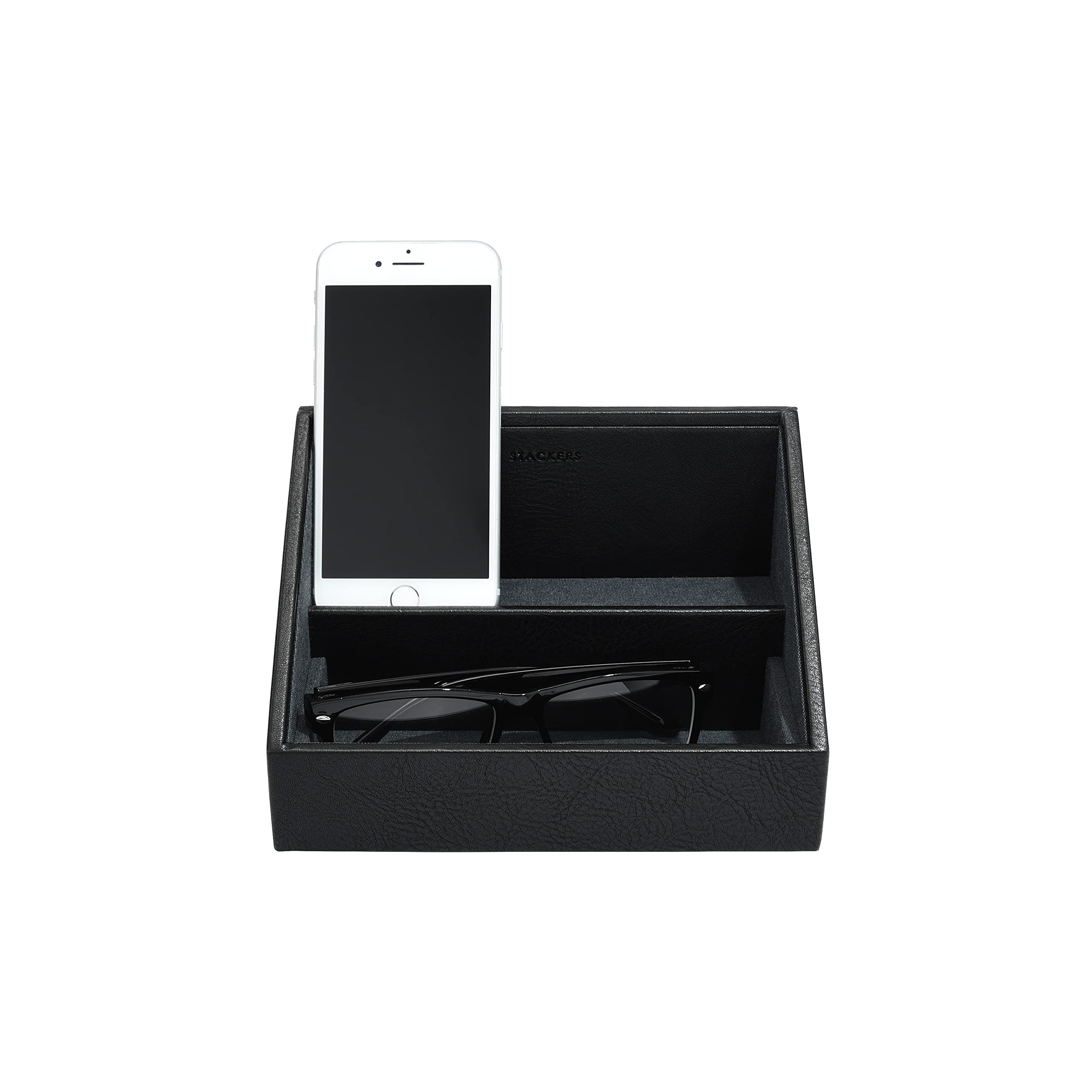 Stackers Mens Black Charging Valet