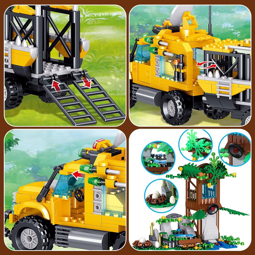 Mesiondy Dinosaurs Building Blocks Set, Dinosaur Toys for Age 8-14 Years,Dinosaur Park World, Birthday Gifts for Boys and Girls (546 Pcs)...