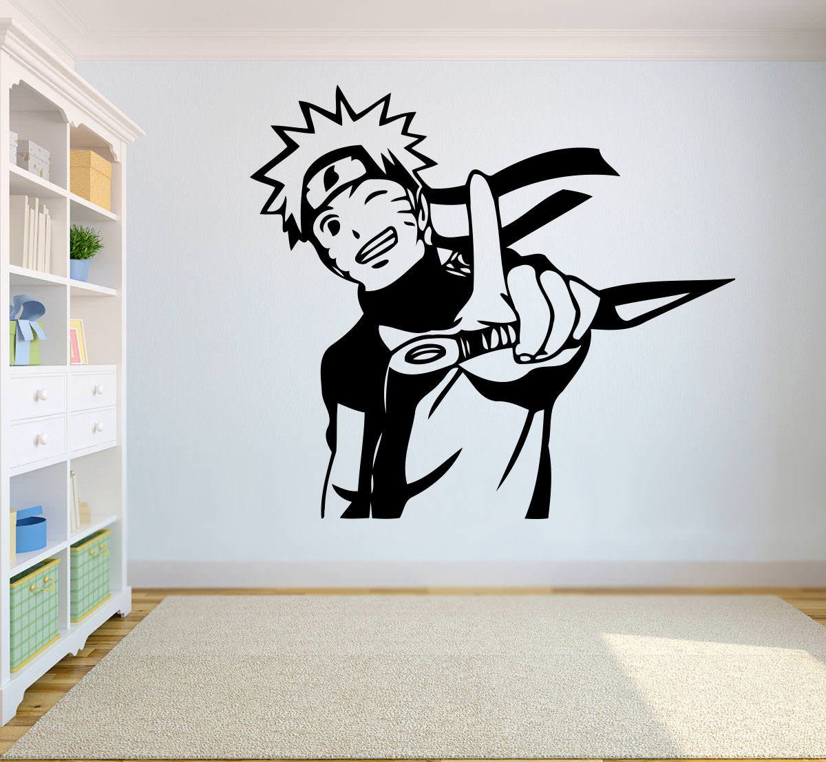Buy KaaHego Vinyl Naruto Wall Sticker, 22.83 x 22.83 x 0.19 Inches