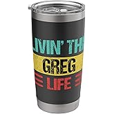 Greg Name Stainless Steel Insulated Tumbler