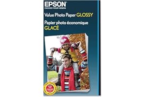 Epson Value Photo Paper Glossy, 4"x6", 100 Sheets (S400034)