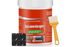 Nimedala Esmalte Pro Anax para Metal Oxidado, Rust Converter for Metal with Brush-10.7 Fl Oz Multi Functional Metal Conversion Agent for Various Metal (Black,1 Pcs)