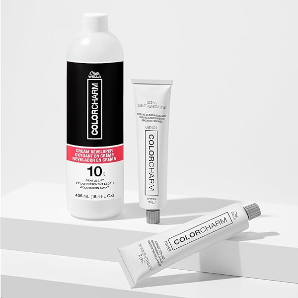 COLORCHARM CREAM HAIR COLOR DEVELOPER | 10 VOLUME | FOR OPTIMAL GRAY BLENDING AND RICH MULTI-DIMENSIONAL END RESULTS | 15.4 OZ