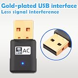 RyuuOto 600Mbps USB WiFi Dongle Mini Dual Band 5GHz 2.4GHz Adapter PC view 5