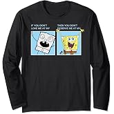 Spongebob Squarepants Doodlebob Meme Long Sleeve T-Shirt