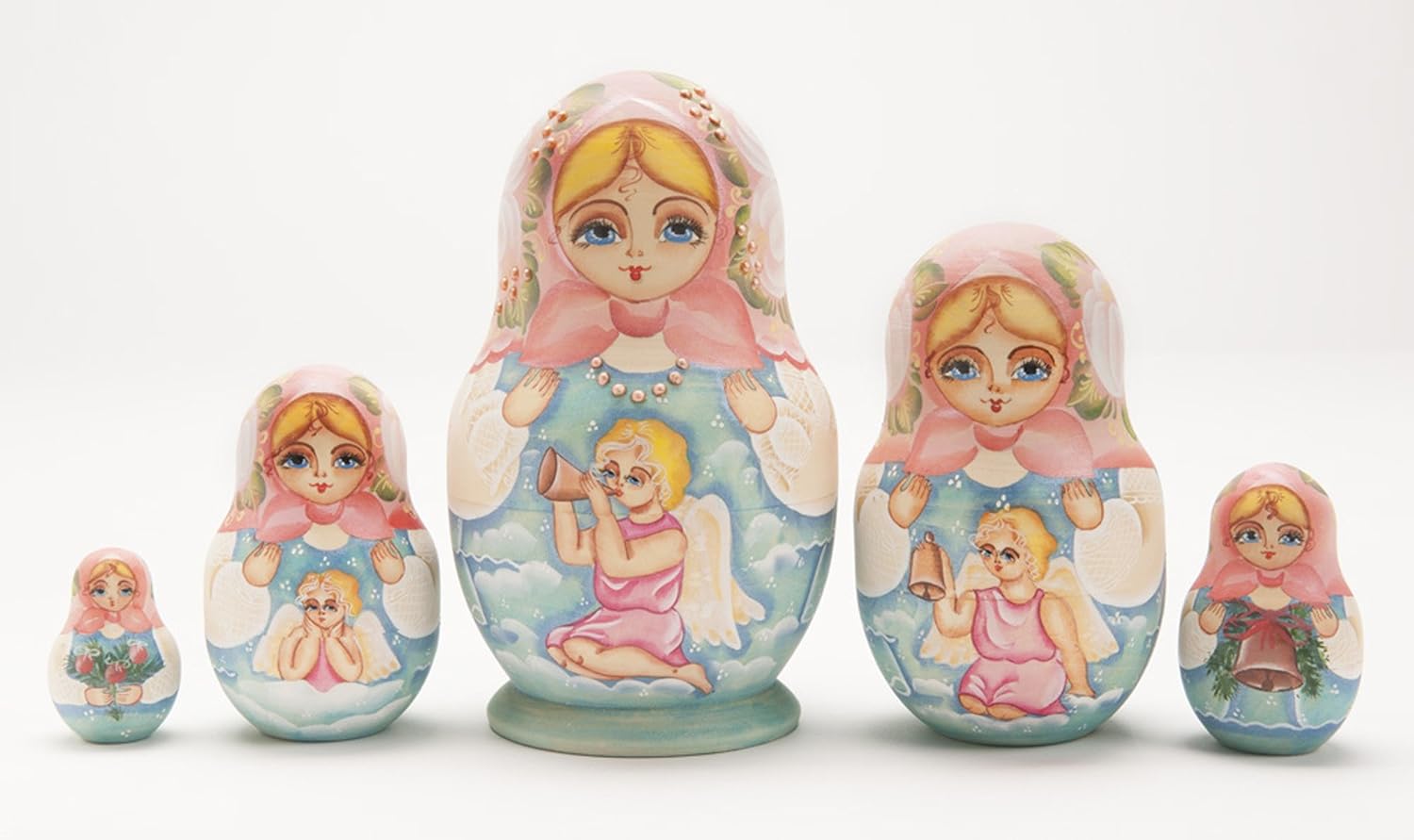 angel nesting dolls