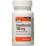 Simethicone 180mg Softgels Anti-Gas (Compare to Phazyme Ultra Strength) 60ct, PAck of 2