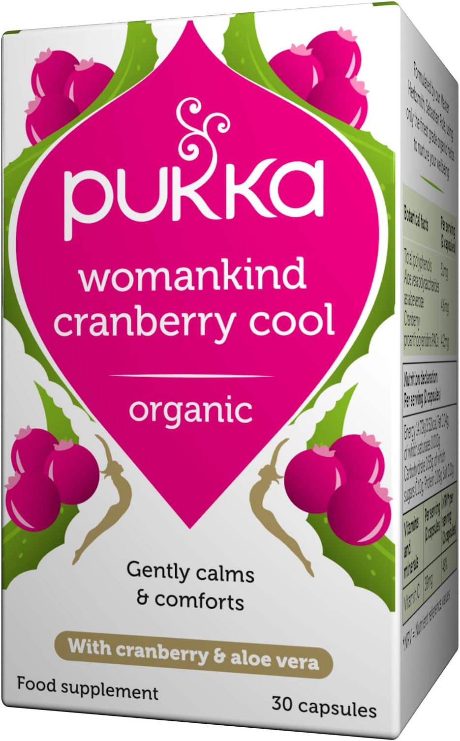 Pukka Organic Womankind with Organic B Vitamins & Shatavari 30 Vegetarian Capsules