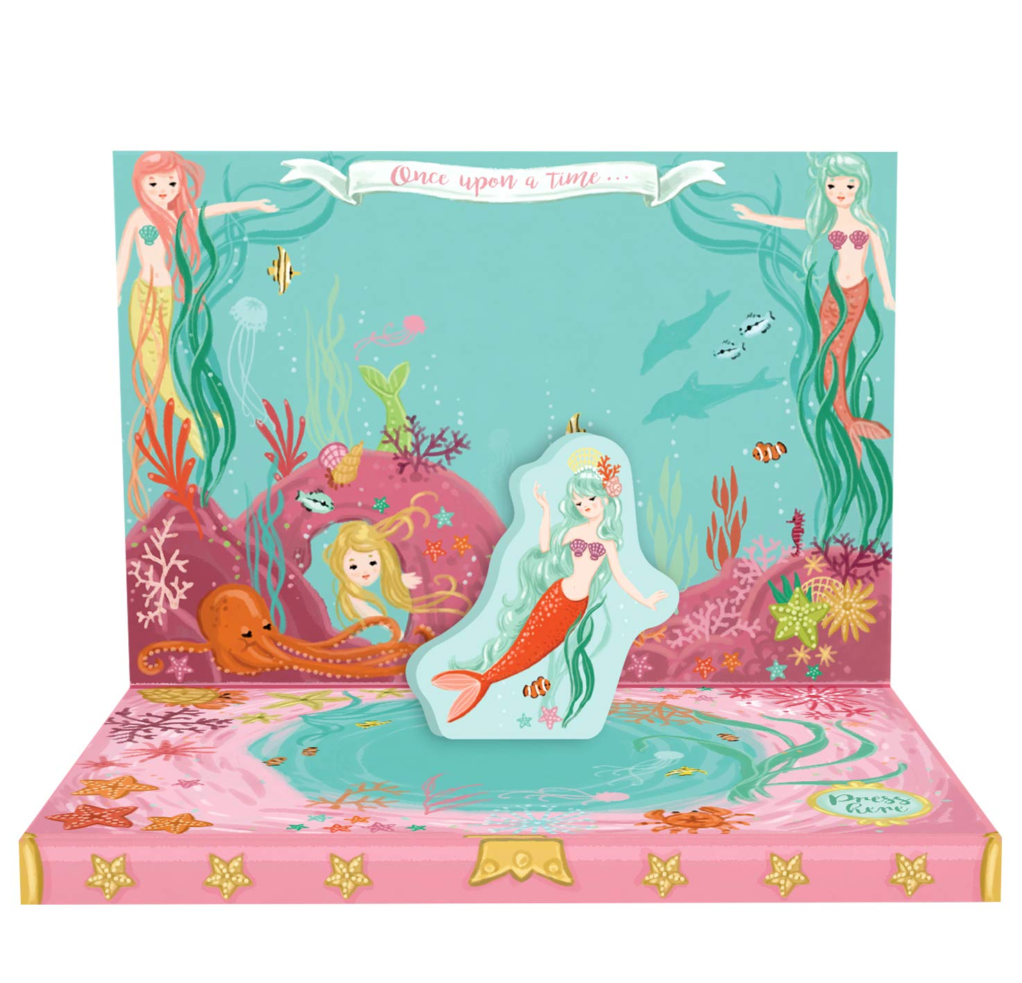 Music Box Mermaid Adventure Card