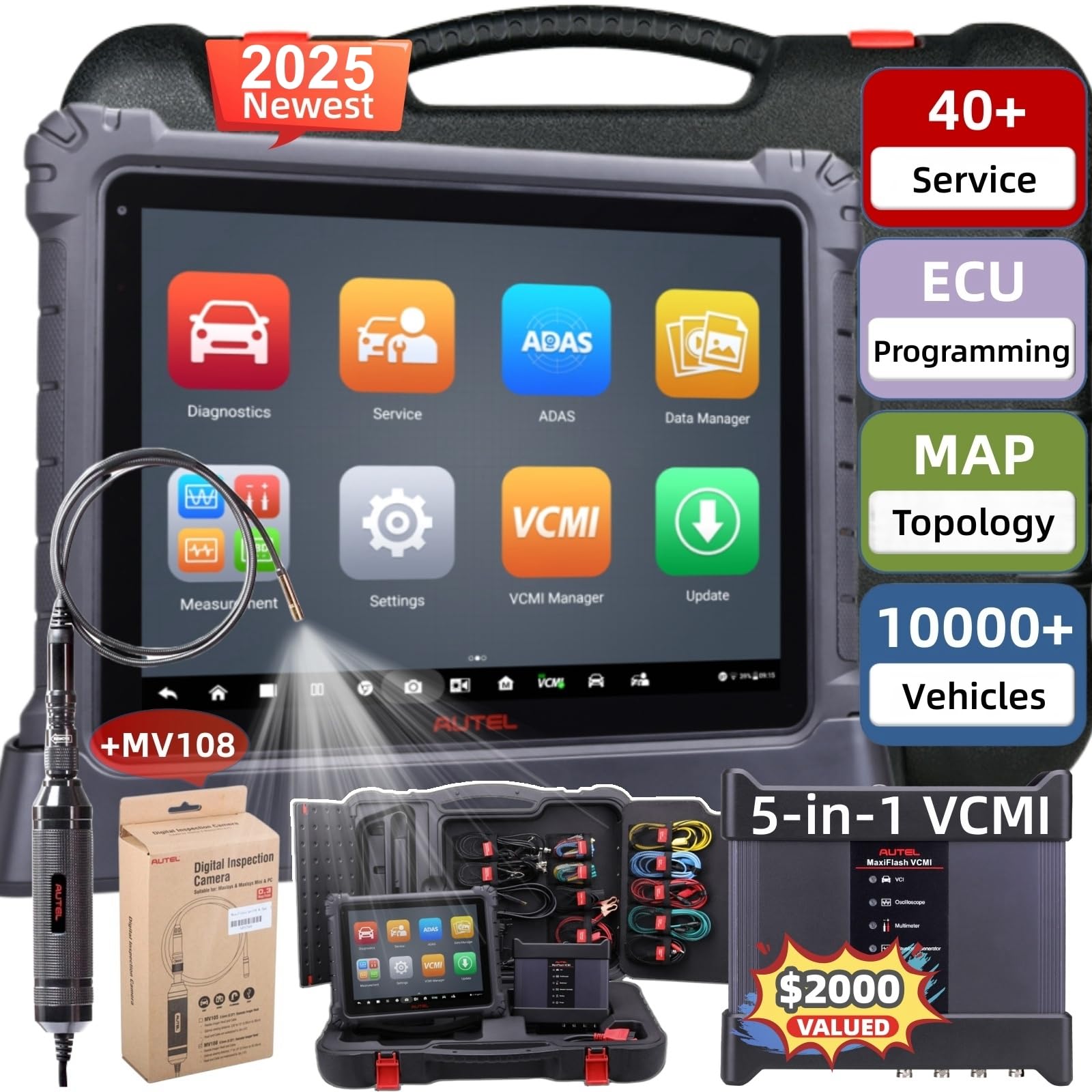 Autel MaxiSys Ultra OBD2 Scanner, 2025 Top