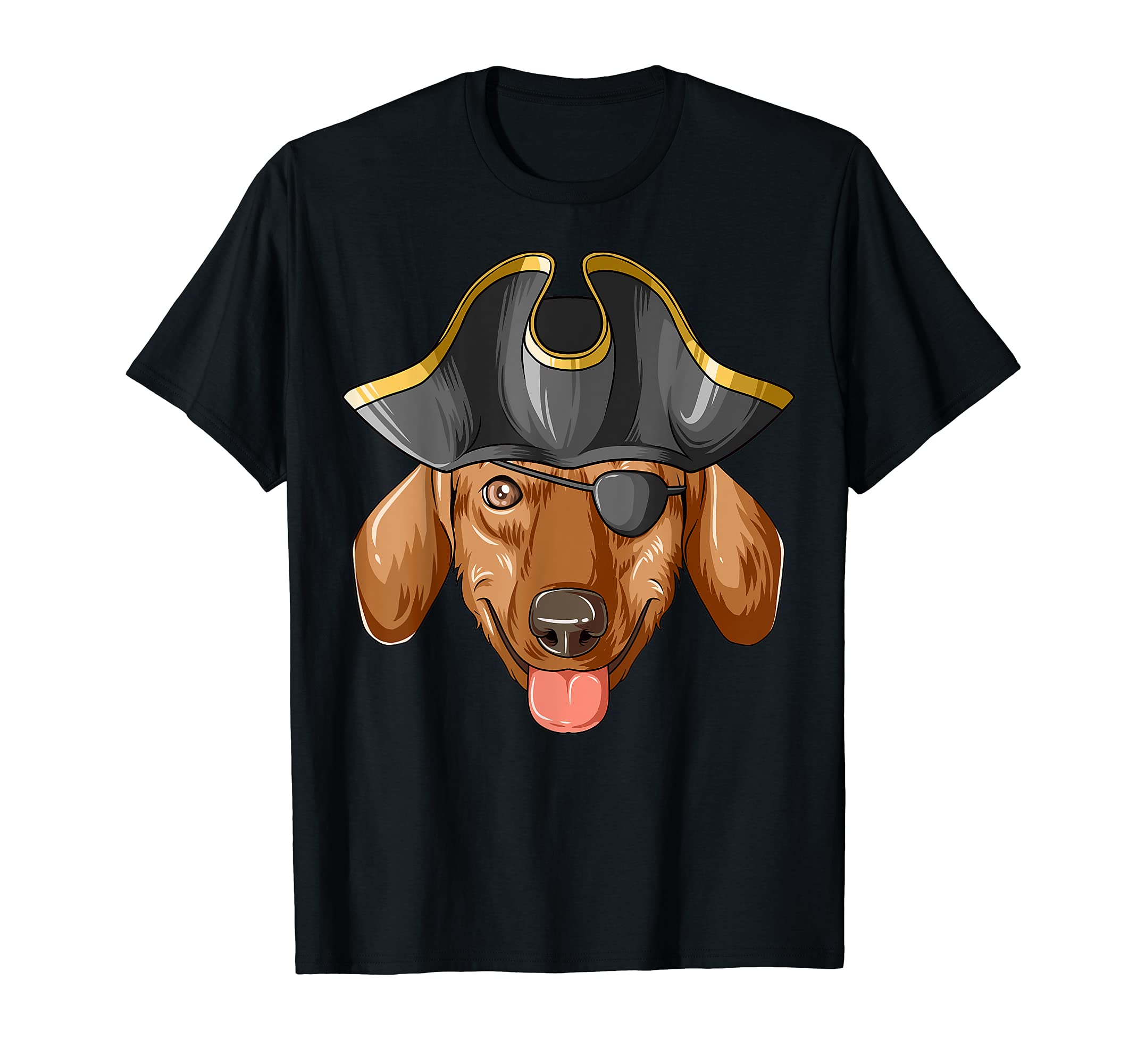 Pirate Dachshund Pirates Hat Dachshund T-Shirt