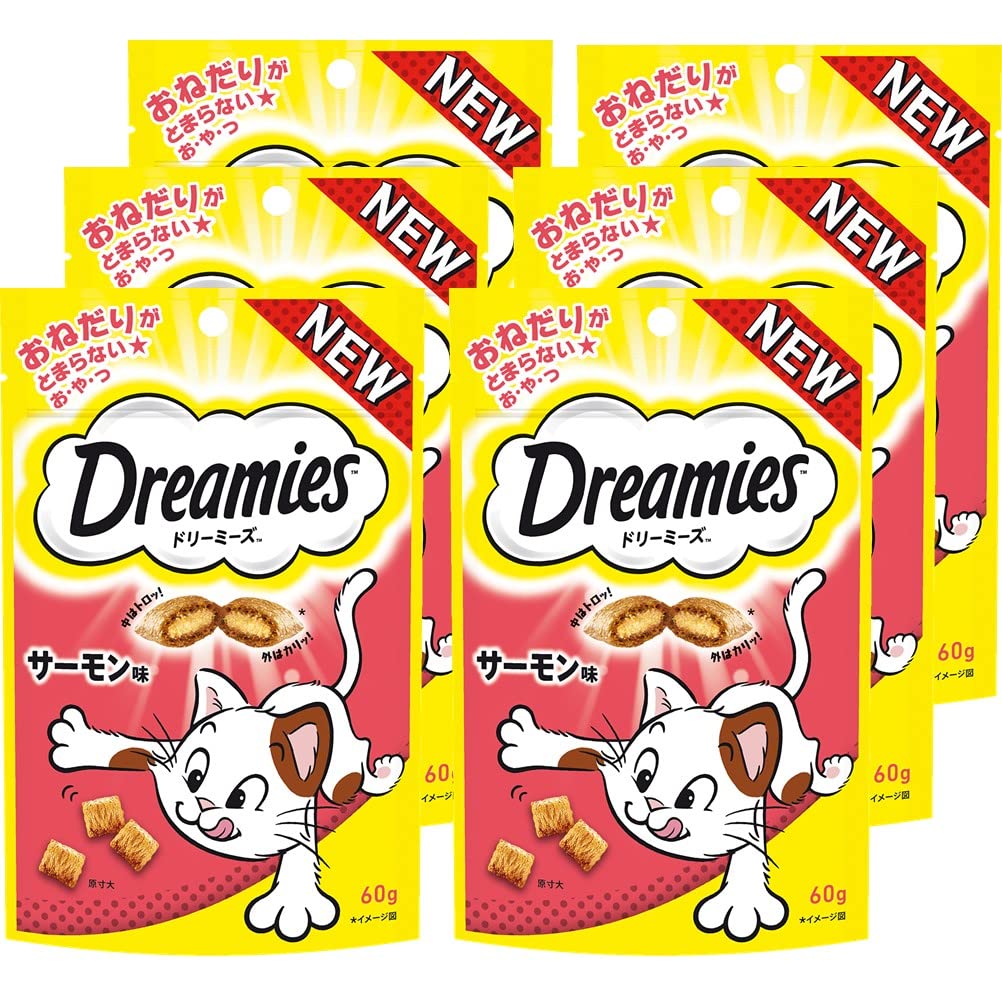 ドリーミーズ 猫用おやつ サーモン味 成猫用 60g×6袋(まとめ買い)商品画像