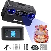 Creality Pika Portable 3D Scanner,0.03mm Blue Laser &amp; NIR,Up to 110 FPS | AI-Powered Body Completion &amp; Retexturing,WiFi 6,3" Touch,Small-Medium 5MM-2M, Outdoor Scan,Marker-Free,Win/Mac/Android/iOS