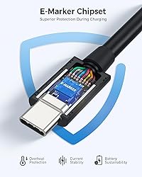 Cable Matters 40Gbps Right Angle Thunderbolt 4