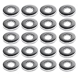 Tsnamay 20Pcs 1/2 Inches Round Chrome Plated