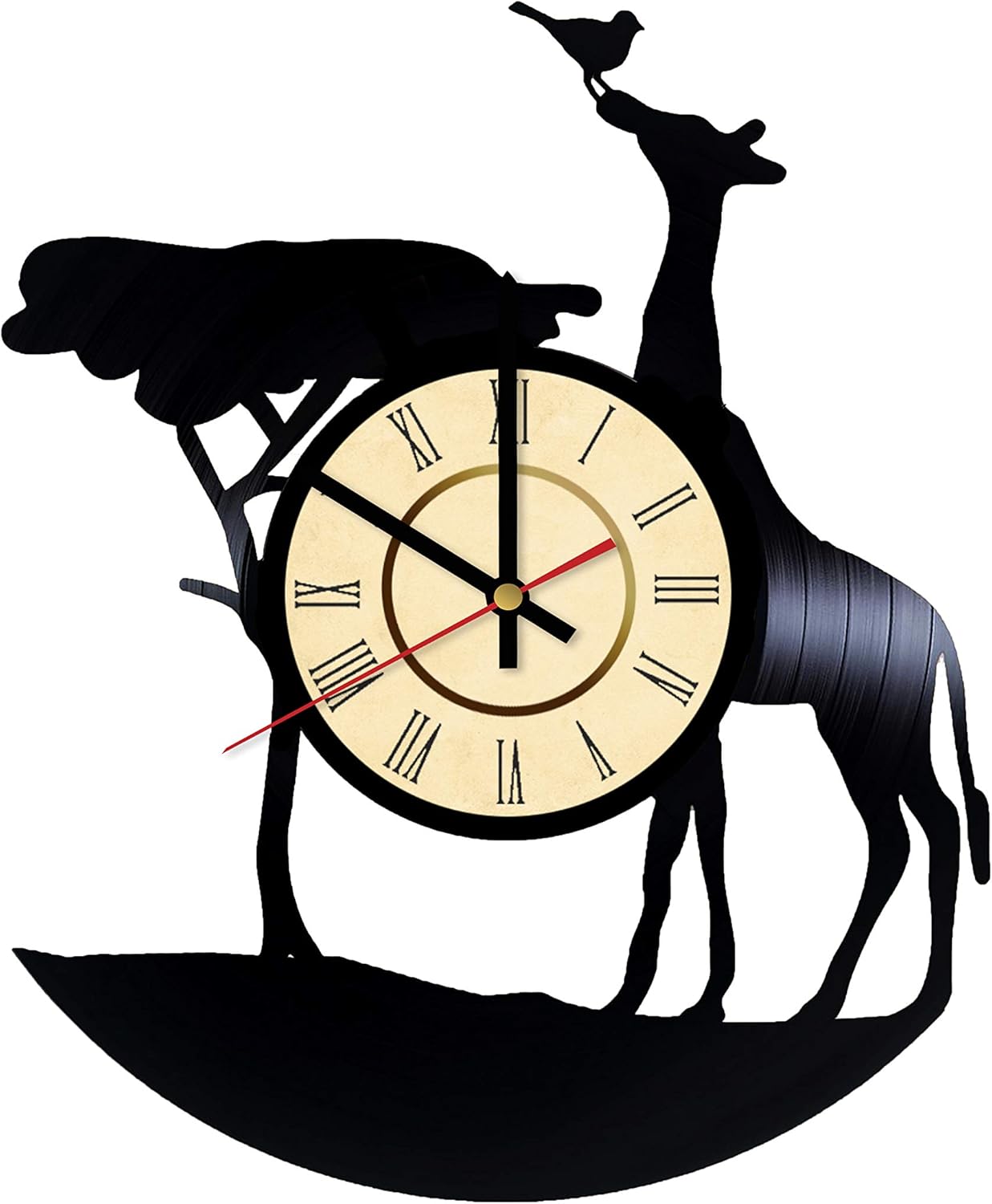 Amazon Com The Giraffe Vinyl Wall Slock African Animals Gift