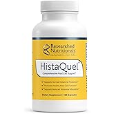 Researched Nutritionals HistaQuel - Dual-Action Histamine & Mast Cell Support Formula - Clinically Researched Flavonoid & Herbal Formula with Stinging Nettle & Black Cumin Seed Oil, 120 Capsules