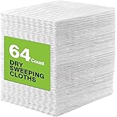 HOMEXCEL Dry Sweeping Cloths for Swiffer Sweeper 64 Count Disposable | Refills for Floor Mopping &amp; Cleaning, Disposable Duster Pads, Not Include Mop, Picks Up Dust &amp; Hair, Quick &amp; Easy to Use
