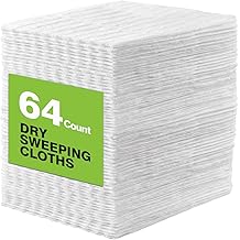 HOMEXCEL Dry Sweeping Cloths Pads Compatible with Swiffer Sweeper, Disposable Duster Refills Mop Pads for Floor Mopping and C