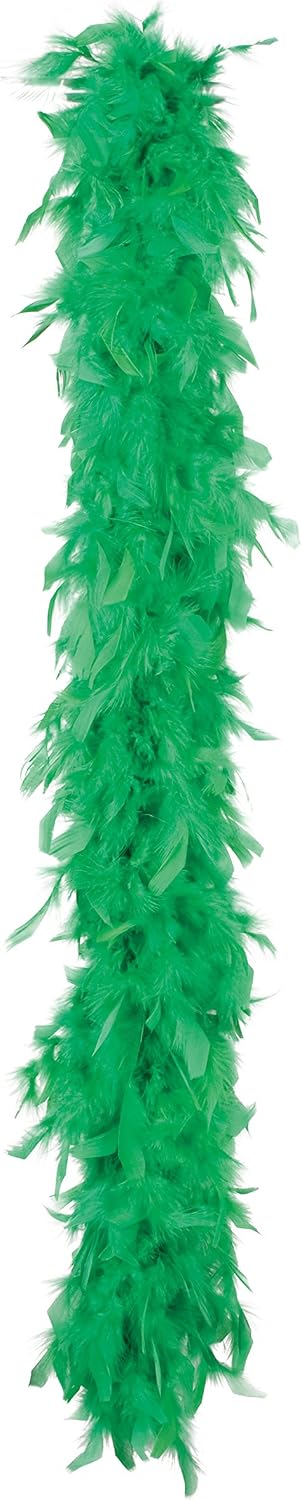 Boland 52702 - Feather Boa, 180 cm, Green