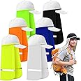 Janmercy 6 Pcs Neck Sun Protection for Men Reflective Neck Cover Neck Shade Hat Drape UV Face Cover for Women Outdoor Sports