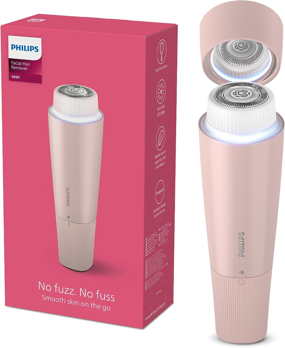 Philips Facial Hair Remover 5000 Series BRR454/00 Cordless Hypoallergenic Head