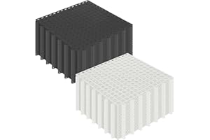 50 Pcs Interlocking Drainage Floor Tiles 12'' x 12'', Non-Slip Splicing Drainage Mats, PVC Modular Interlocking Cushion for B