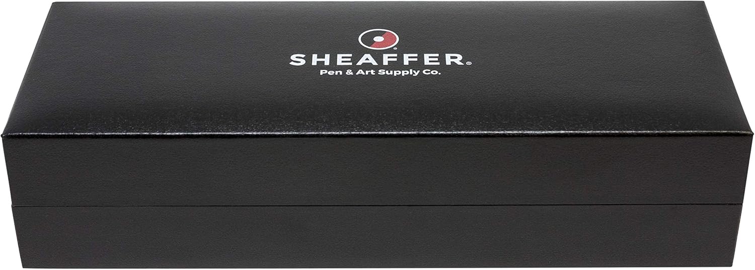 Sheaffer 100 - Refillable ballpoint pen, glossy black, chrome trim, E2933851-30 - Image 5
