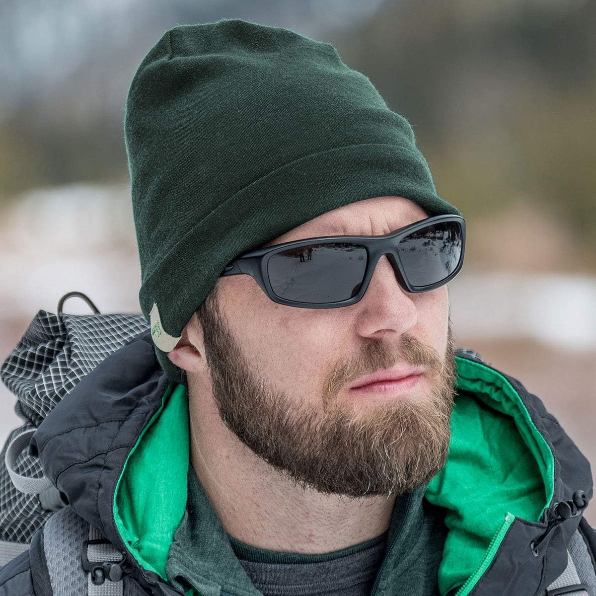 Minus33 Merino Wool Ridge Cuff Beanie Blaze Orange One Size: Clothing