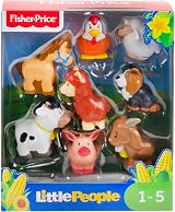 Fisher-Price Little People Farm Animal Friends 8-Piece Toddler Figure Set Ages view 5