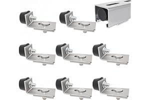 BIAXJUNY Heavy Duty Steel Trolley Roller Wheels Limit Trolley Assembly Positioning for Unistrut Strut Channel with 1-5/8" Wide and All 1-5/8" or Taller Strut Channel (8 Pack)