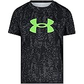 Under Armour Boys Short Sleeve Logo Graphic T-Shirt, Lightweight & Breathable, Relaxed Fit