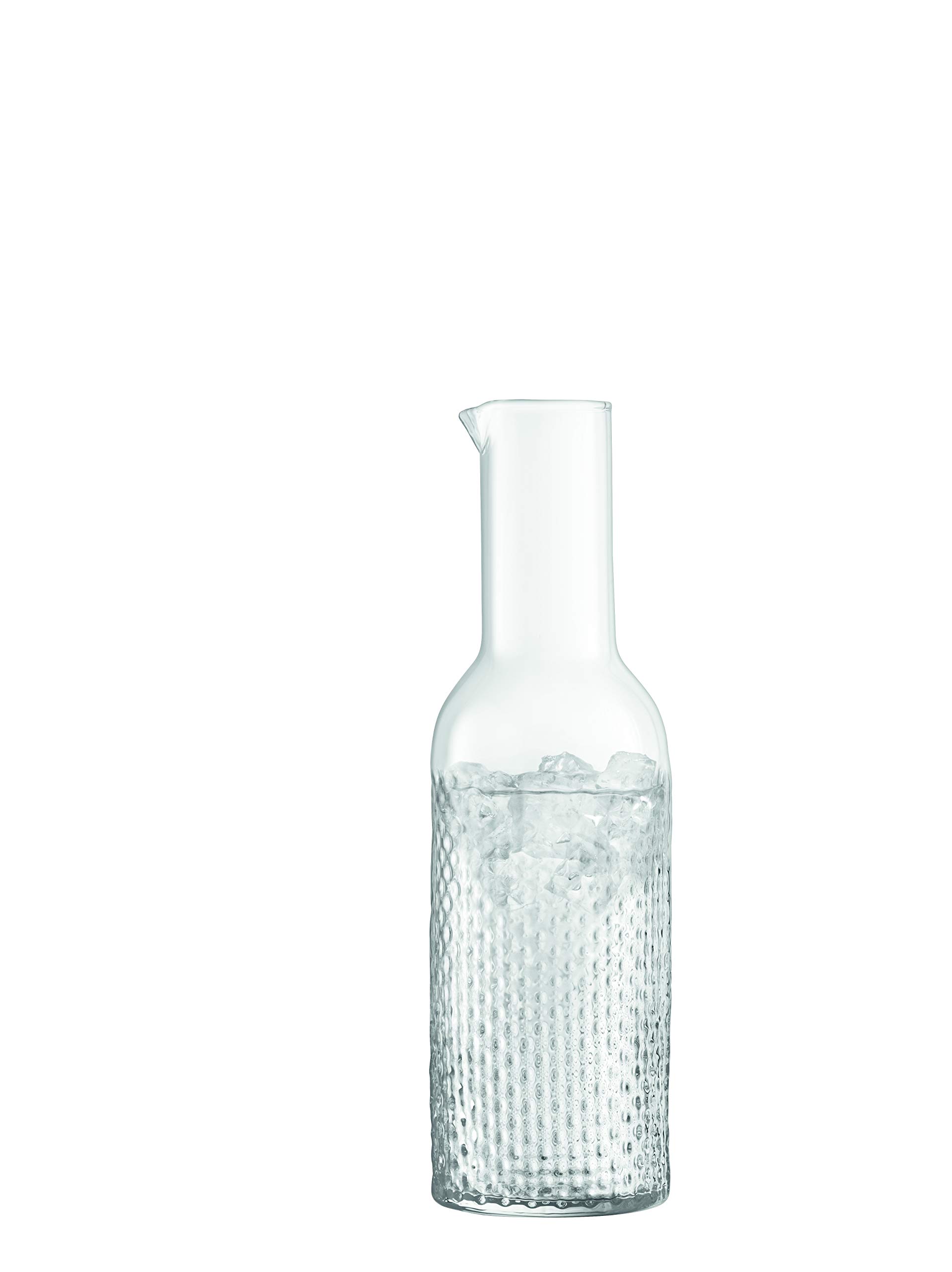 LSA Wicker Carafe 1.2L Clear| 1 Unit | Mouthblown & Handmade Glass | WR04