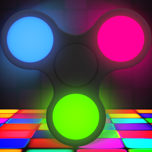 glowing fidget spinner