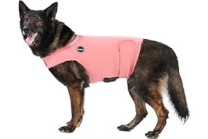 Kodervo Dog Anxiety Jacket, Skin-Friendly Dog Calming Shirt - Dog Coat for Thunder, Fireworks, Vet Visits and Separation - Ke