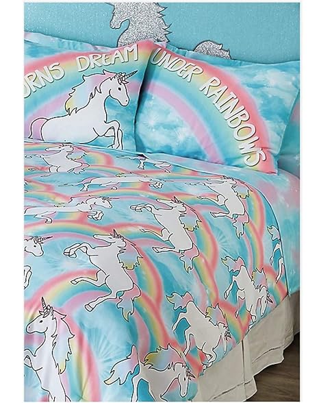 rainbow unicorn bed in a bag