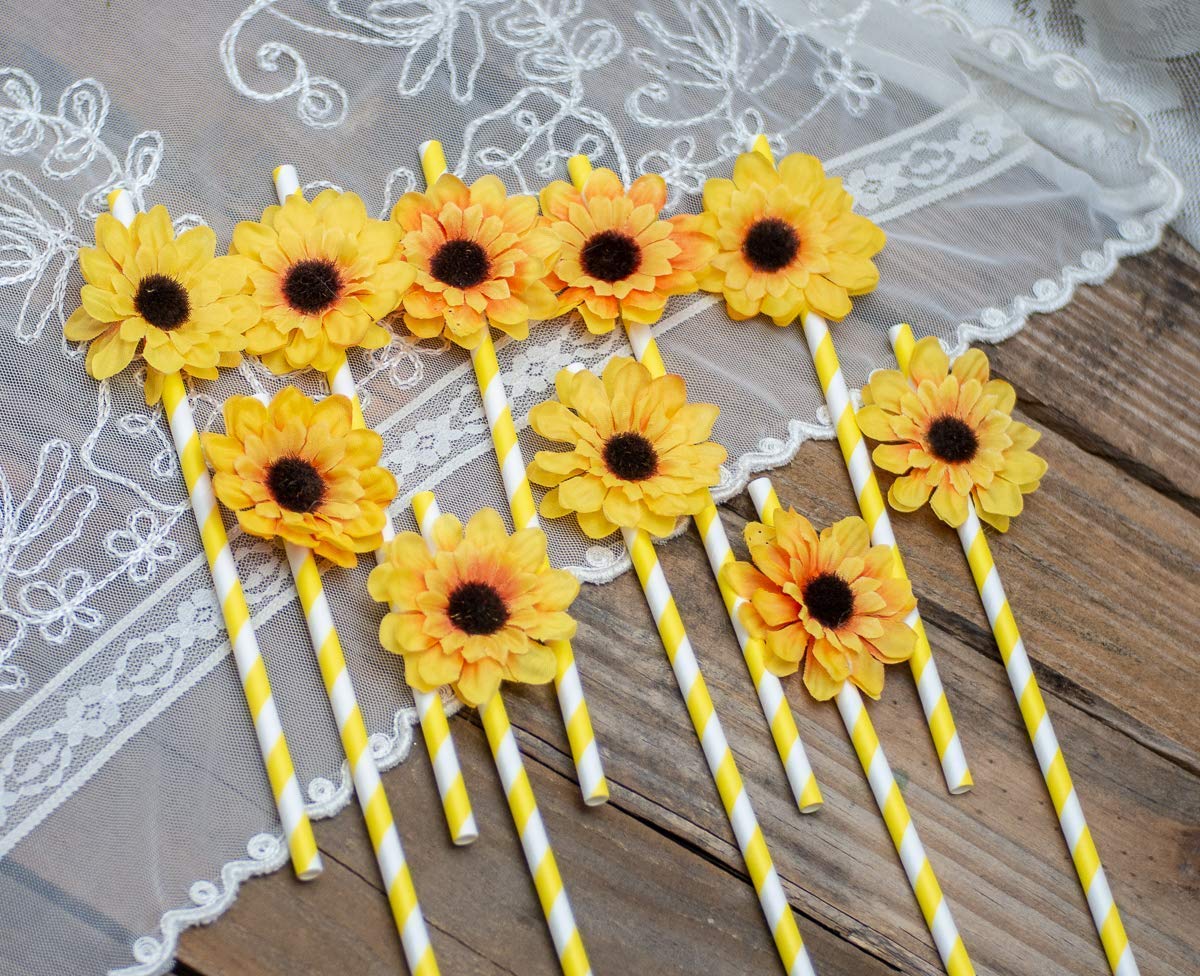 roses and sunflower baby shower