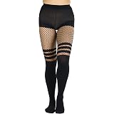 Blackheart Faux Thigh High Stripes 