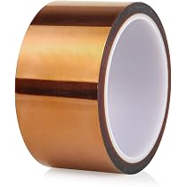 BOMEI PACK Polyimide Tape, 3 Pack High-Temperature Resistant Tape 1inch