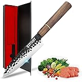Japanese utility knife - 6 inch - 9CR18MOV high carbon steel Kitchen Utility Knife for all purpose food vegetable and meat sl