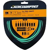 Jagwire - 2X Pro Universal Gear Shift Kit | for Road, MTN and Gravel | Compatible with SRAM and Shimano Gears, Polished Stainless Steel Cables